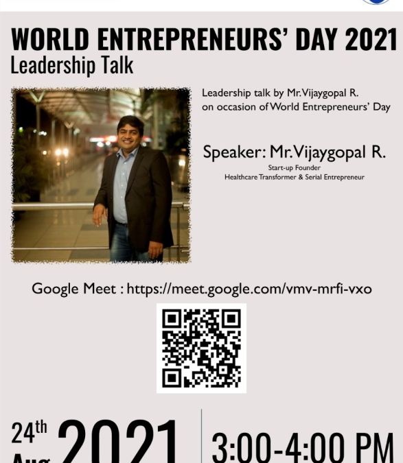 World Entrepreneurs’ day 2021